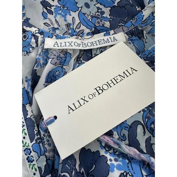 Alix of Bohemia Saranna Bluebell Dress $1280 NWT Small S Tuckernuck - Picture 9 of 9